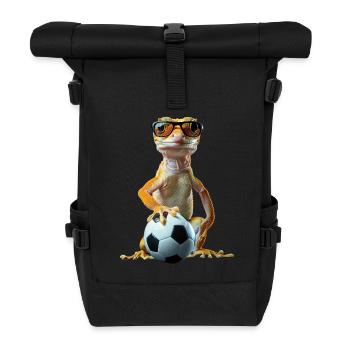 Gecko - Rolltop Rucksack - Schwarz - Vorne
