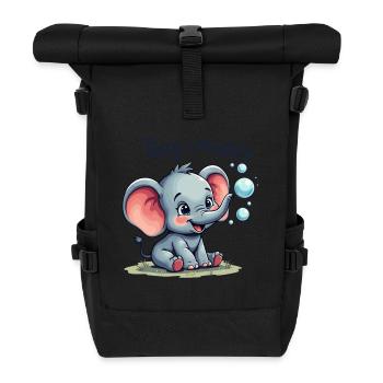 ELEFANT - Rolltop Rucksack - Schwarz - Vorne