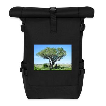 Majestueux saucisson en habitat naturel - Sac à dos roll top - noir - Devant