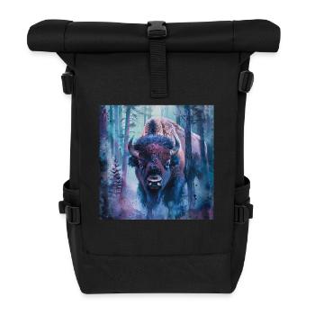 Bison - Roll Top Backpack - black - Front