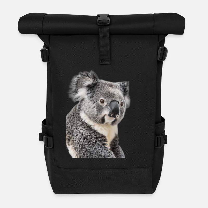 Koala - Rolltop Rucksack - Schwarz