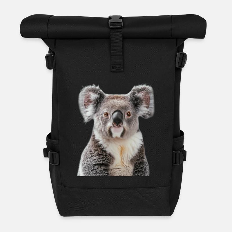 Koala - Rolltop Rucksack - Schwarz