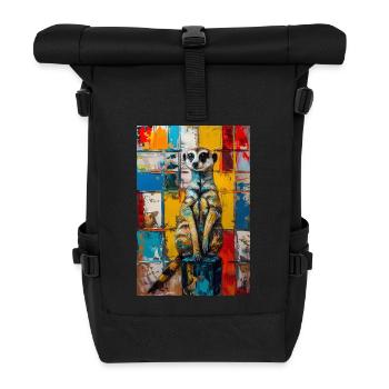 Suricate - Sac à dos roll top - noir - Devant