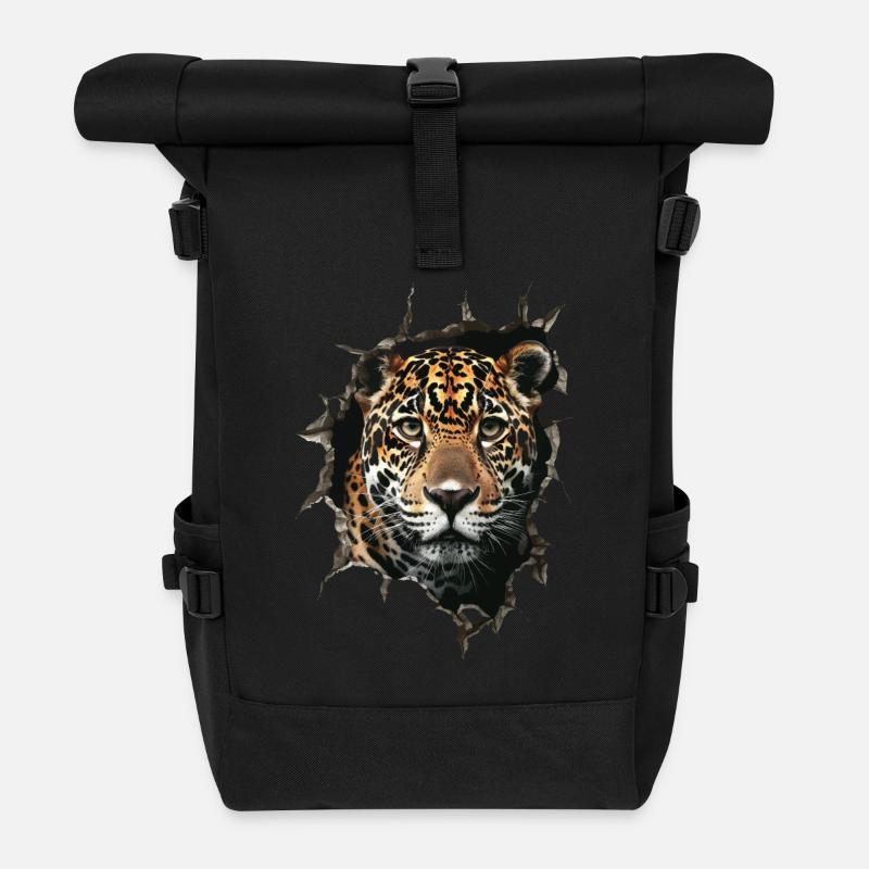 Jaguar - Rolltop Rucksack - Schwarz