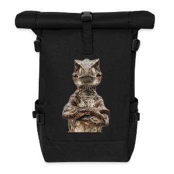 T-Rex - Roll Top Backpack - black - Front