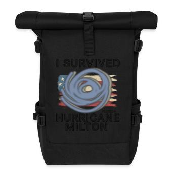 J’ai survécu à l’ouragan Milton - Sac à dos roll top - noir - Devant