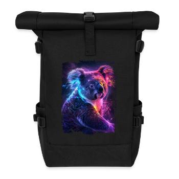 Koala - Sac à dos roll top - noir - Devant