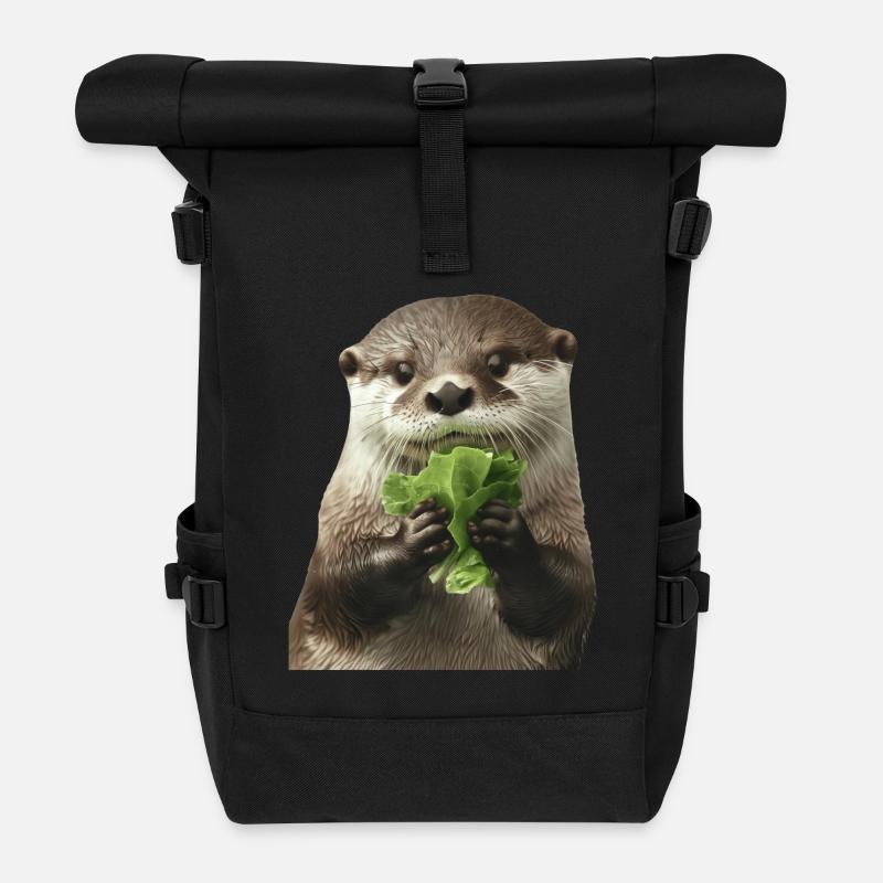 Otter - Rolltop Rucksack - Schwarz