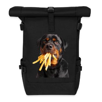 Rottweiler - Roll Top Backpack - black - Front