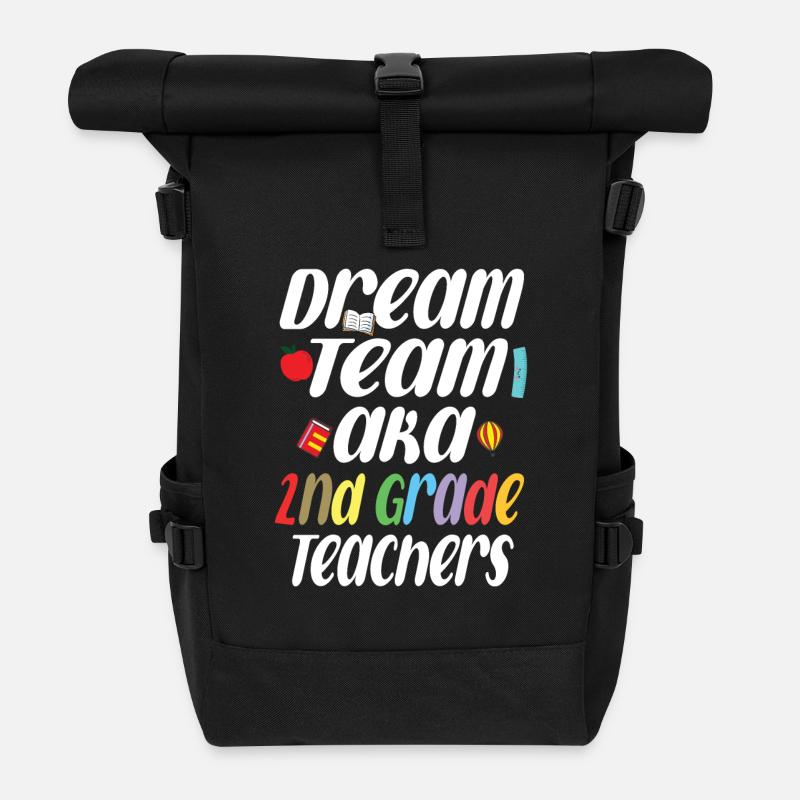 Dream Team AKA Enseignants de 2e année - Sac à dos roll top - noir