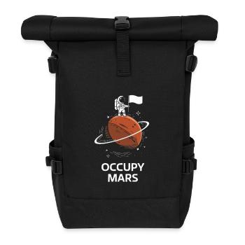Occupy Mars - Colonisation et exploration de Mars - Sac à dos roll top - noir - Devant
