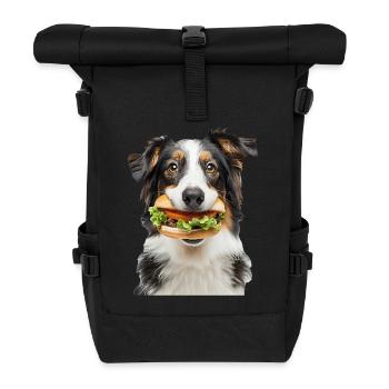 Berger australien - Sac à dos roll top - noir - Devant