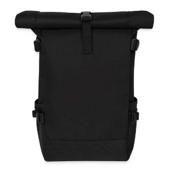 Mohnblumen Poppy Flowers - Rolltop Rucksack - Schwarz - Vorne