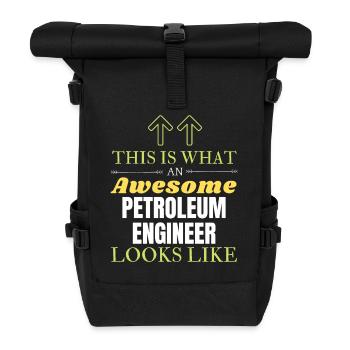 Voici à quoi ressemble un ingénieur pétrolier génial L - Sac à dos roll top - noir - Devant