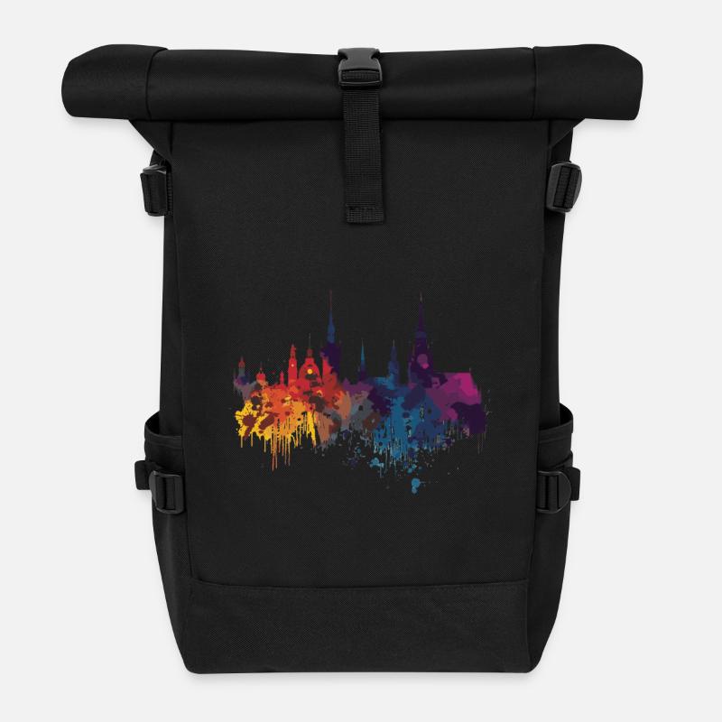Siemianowice Śląskie - Rolltop Rucksack - Schwarz