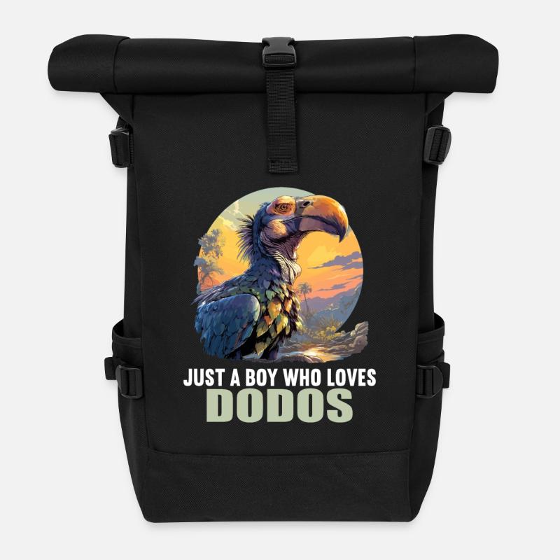 Dodos Dodo - Rolltop Rucksack - Schwarz