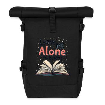 UNIVERSE INSIDE - Roll Top Backpack - black - Front