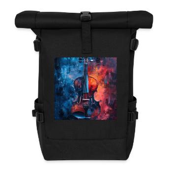 Violine - Rolltop Rucksack - Schwarz - Vorne