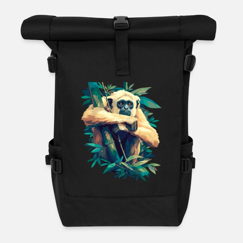Gibbons Gibbon - Rolltop Rucksack - Schwarz