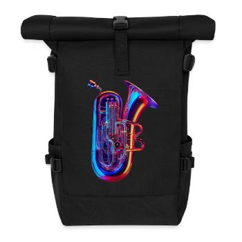 Tuba - Roll Top Backpack - black - Front
