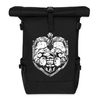 Spartan Boxer Arts martiaux MMA - Sac à dos roll top - noir - Devant