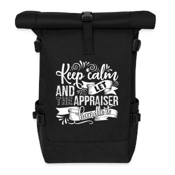 Appraiser Let The Appraiser Handle It - Roll Top Backpack - black - Front