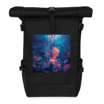 Violine - Rolltop Rucksack - Schwarz - Vorne