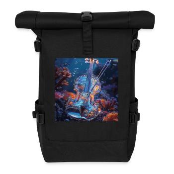 Violine - Rolltop Rucksack - Schwarz - Vorne