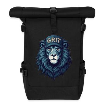 Grit Detroit - Roll Top Backpack - black - Front