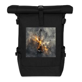 Violine - Rolltop Rucksack - Schwarz - Vorne