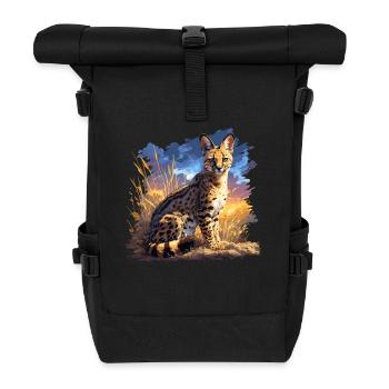 Servale Serval - Rolltop Rucksack - Schwarz - Vorne