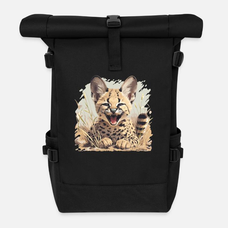 Servale Serval - Rolltop Rucksack - Schwarz