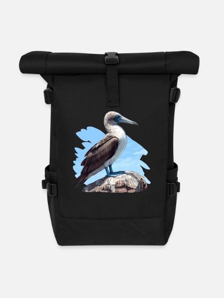 Blaufußtölpel - Rolltop Rucksack - Schwarz