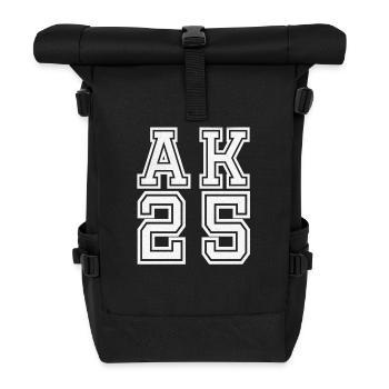AK Est. 2025 - Rolltop Rucksack - Schwarz - Vorne