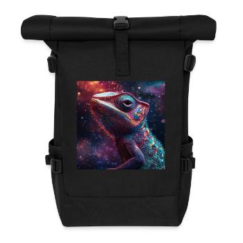 Chamäleon - Rolltop Rucksack - Schwarz - Vorne