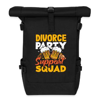 Divorce Party Support Command Divorce - Roll Top Backpack - black - Front