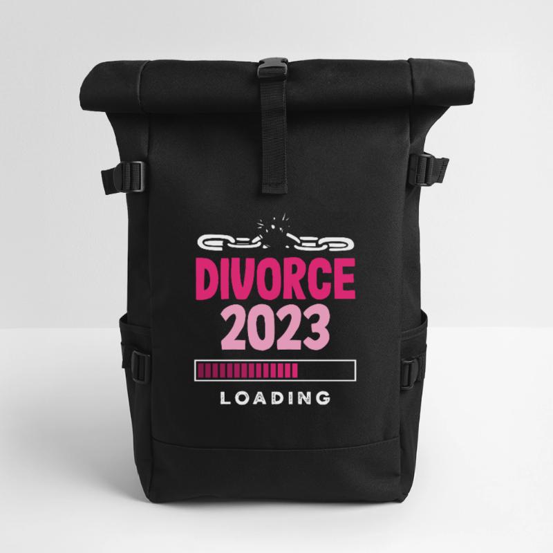 Scheidung 2023 Loading Ready For Change Scheidung Rolltop Rucksack