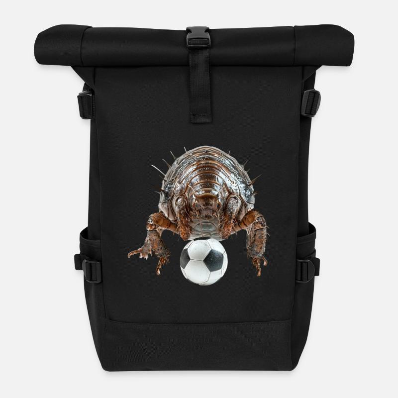 Assel - Rolltop Rucksack - Schwarz