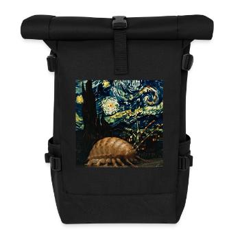 Assel - Rolltop Rucksack - Schwarz - Vorne