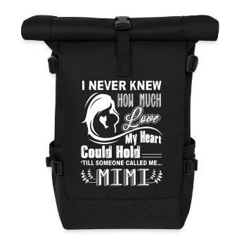 Mimi Shirt Funny Mother's Day - Roll Top Backpack - black - Front