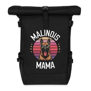 Berger Belge Dicton Malinois Cadeau - Sac à dos roll top - noir - Devant