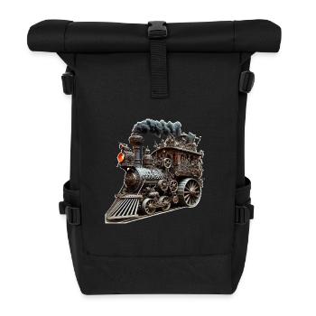 ALTER ZUG - Rolltop Rucksack - Schwarz - Vorne
