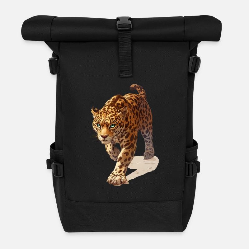 Jaguar - Rolltop Rucksack - Schwarz