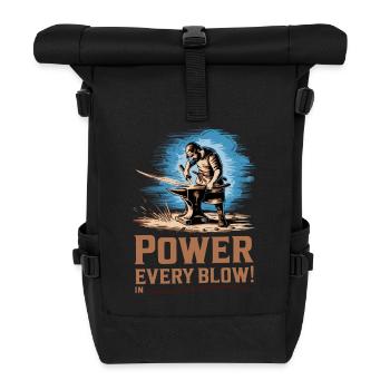 SCHMIED - Rolltop Rucksack - Schwarz - Vorne