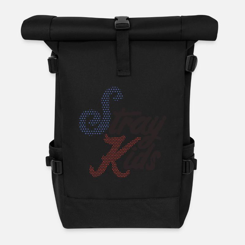 Stray Kids - Rolltop Rucksack - Schwarz