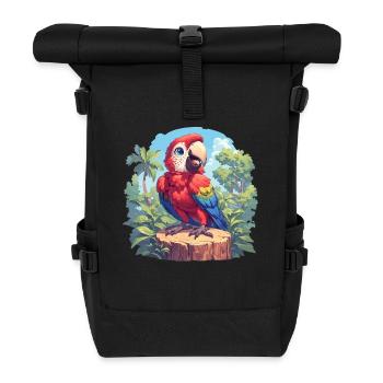 L’ère de l’ara - Sac à dos roll top - noir - Devant