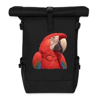 Macaw's Era - Roll Top Backpack - black - Front