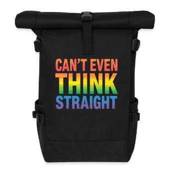 Pride LGBTQ Pride Rainbow Pride Gay Pride Lgbtq - Roll Top Backpack - black - Front