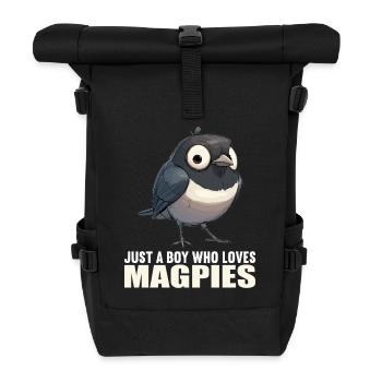 Elstern Elster - Rolltop Rucksack - Schwarz - Vorne