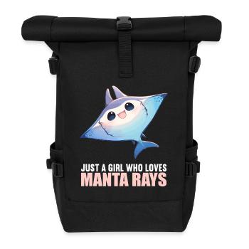 Manta Rays Manta Rays - Roll Top Backpack - black - Front